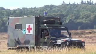 Militaire Ambulance met spoed over de Ginkelse heide [upl. by Fidelas]