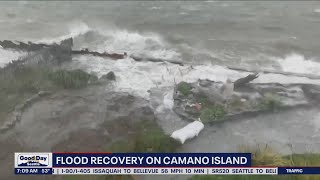 Flood recovery on Camano Island  FOX 13 Seattle [upl. by Lybis]