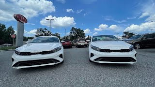 2022 KIA FORTE FE VS LXS WHICH IS RIGHT FOR YOU❗️ [upl. by Ahseihs]