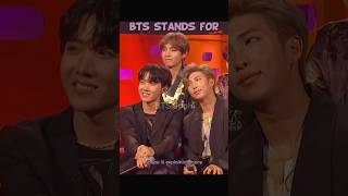 BTS stands for  bts btsshorts btsedits btsarmy kpop [upl. by Naes]