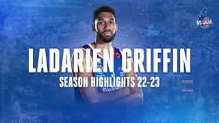 LaDarien Griffin season highlights 20222023 with BC Luleå [upl. by Ytisahc]