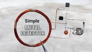 How To Make Simple METAL DETECTOR  Simple Metal Detector Circuit  DIY Metal Detector [upl. by Humo]