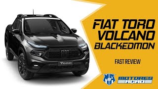 Fiat Toro Volcano Turbo Flex T270 Black Edition  Fast Review  motores e ação [upl. by Elay]