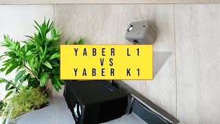 Projector Yaber K1 vs Yaber L1 [upl. by Nosnibor]