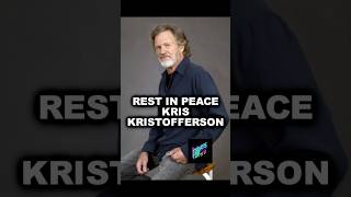 Kris Kristofferson singersongwriter and actor dies at 88 countrymusic rip kriskristofferson [upl. by Lyrahs113]