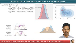 KULLBACK–LEIBLER DIVERGENCE LECTURE  395 [upl. by Ennaer928]