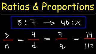 Ratio and Proportion Word Problems  Math [upl. by Kloster654]