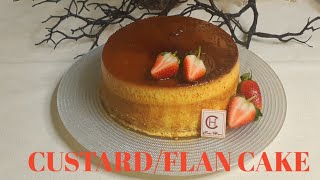 HOW TO MAKE A FLAN CUSTARD CAKE [upl. by Mccomb]