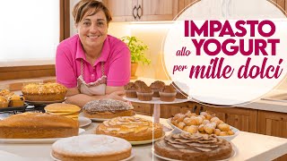 IMPASTO ALLO YOGURT PER MILLE DOLCI  Tante Ricette e Idee per Torte Muffin Pancakes e Frittelle [upl. by Ariamat]