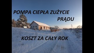 Pompa ciepła zużycie roczne energii elektrycznej  prądu [upl. by Baggs641]