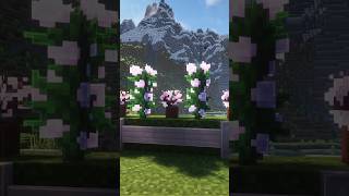 Minecraft Blumenbeet bauen minecraftshorts minecraftbuilding [upl. by Eetsirhc877]