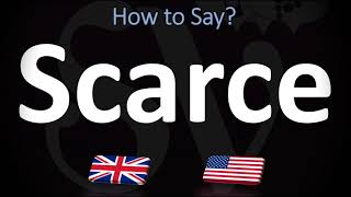 How to Pronounce Scarce 2 WAYS UKBritish Vs USAmerican English Pronunciation [upl. by Cyler]