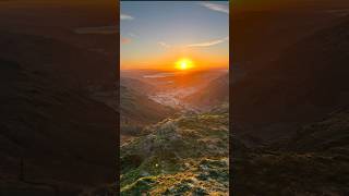 Stickle tarn in Ambleside the Lake District  the most beautiful solo sunrise [upl. by Rhyne]