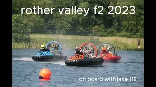 Rother valley formula 2 hovercraft racing race 1 on board with jake [upl. by Nilecoj452]