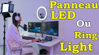 Éclairage Pour Les Vidéos YouTube  Panneau led  Ring light [upl. by Leribag982]