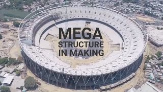 Making of Narendra Modi Stadium The World Largest Cricket Stadium [upl. by Rehpotsyrhc]