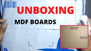 MDF Board Unboxing And Review Price Of MDF BoardWoodcraft Wood MDF Board Sheet [upl. by Yancey]