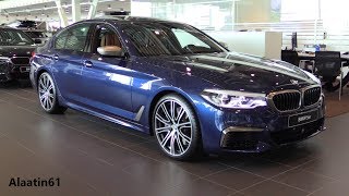 INSIDE the BMW M550i 2018  In Depth Review Interior Exterior SOUND [upl. by Elatnahs136]