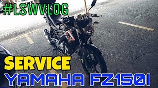 260 CARA SERVICE YAMAHA FZ150I LSWvlog [upl. by Ettelra804]