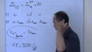 cours TS  chimie  pile quantité de matière délectrons ayant circulée [upl. by Eirhtug882]