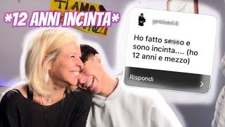 INCINTA A 12 ANNI😟 risolvo i vostri problemi d’amore con mia mamma🤯❤️ [upl. by Dawson]