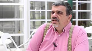 Greek Student Parliament  Interview of teacher Mr Manolis Alisavakis [upl. by Hsreh]