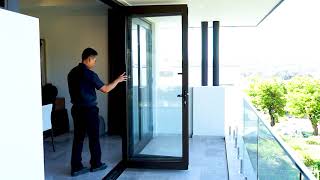 How to Open and Close a Bifold Door [upl. by Hazen175]