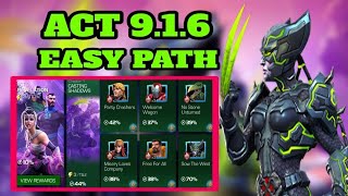 Mcoc Act 916 easy Path Completion [upl. by Aihtnic]