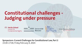 Current Challenges for Constitutional Law part 2 [upl. by Nnyrb]