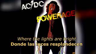 Sin City Español e Inglés  ACDC [upl. by Annaear102]