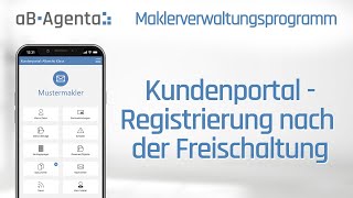 Kundenportal  Registrierung nach der Freischaltung [upl. by Grania318]