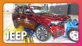 New Jeep Grand Cherokee Crash Tests [upl. by Ahsias]