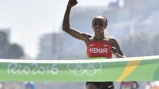 2016 Olympic marathon champion Jemima Sumgong fails drugs test [upl. by Ashraf]