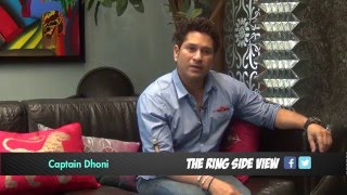 Sachin Tendulkar interview  Captain Dhoni [upl. by Aihsenot356]