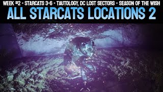 Starcat Locations Guide  Week 2  36  Tautology amp 3 DC Lost Sectors  Destiny 2 [upl. by Trant]