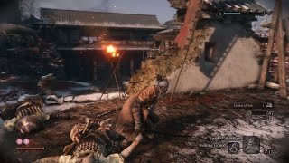 SEKIRO I Beat the MiniBoss General Tenzen Yamauchi PS5 [upl. by Chadd894]