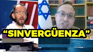 Pablo Echenique deja por los suelos a un soldado sionist en directo Cuatro  Rubén Hood [upl. by Ribal721]