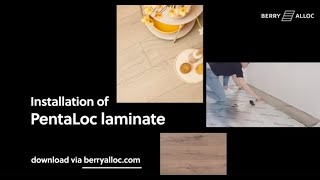 Installation of PentaLoc laminate English [upl. by Anitsyrk]