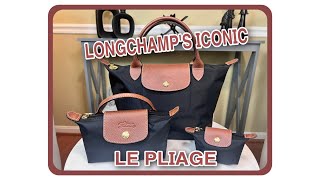 LONGCHAMP LE PLIAGE SMALL TOP HANDLE BAG  POUCH W HANDLE COIN POUCH REVIEW amp WHAT FITS [upl. by Hoag]