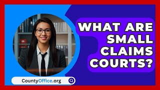 What Are Small Claims Courts  CountyOfficeorg [upl. by Sarchet841]