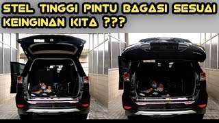 CARA MENYETEL  RESET TINGGI PINTU BAGASI TOYOTA FORTUNER VRZ  POWER BACK DOOR 🔴 Semar Oto [upl. by Curren603]