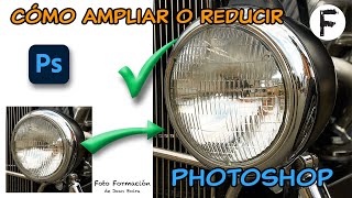 Cómo ampliar o reducir fotografías en Photoshop [upl. by Gargan352]