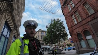 Bradford Police Van SMASH  Prisoner and Cyclist Injured 😳👮🏻‍♂️👮🏻‍♂️🚓🚴🙅 [upl. by Annad33]