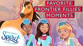 Top 5 Spirit Riding Free Frontier Fillies Moments  THATS THE SPIRIT [upl. by Naihtsirc]