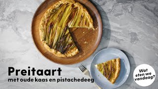 Preitaart met oude kaas en pistache – recept – Allerhande [upl. by Ardnnaed]