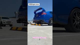 PSRTomei equal length header system Cold start warm idle and revs 2018 STI wrxsti [upl. by Nnaaihtnyc]