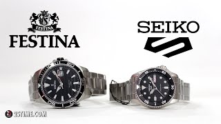 Quartz Watch vs Automatic Watch  FESTINA vs SEIKO [upl. by Holmun]