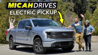 2023 Ford F150 Lightning  Family Review [upl. by Ahsekin]