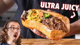 The Greatest Roast Beef Sandwich Ever Italian Beef [upl. by Kurtzman]