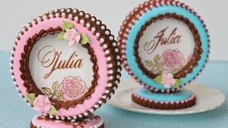 How to Make 3D Cookie Place Cards [upl. by Arretak]